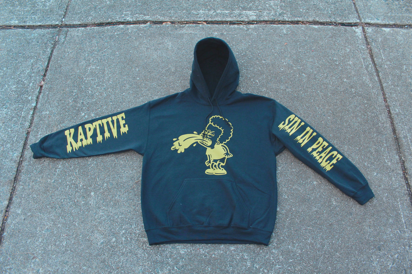 Kaptive 1 of 1 Sin In Peace hoodie